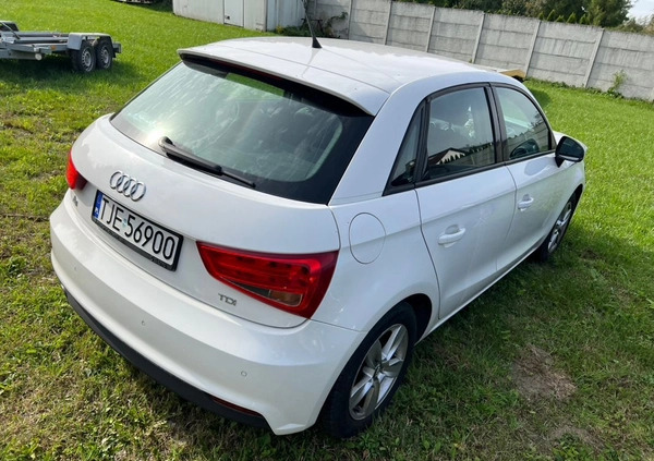 Audi A1 cena 22900 przebieg: 148000, rok produkcji 2015 z Warszawa małe 326